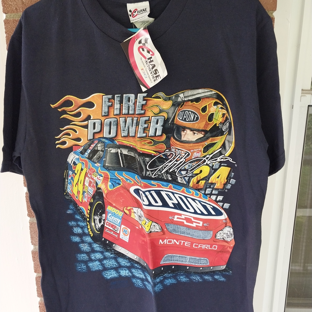 Chase Authentics Racing Tee - Black with Vibrant Graphics